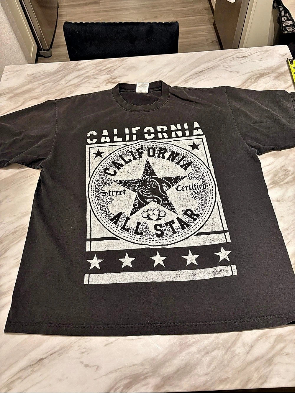 G-Star RAW Graphic Short Sleeve Tee XL Black & White